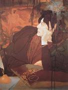 Georges de  Feure The Voice of Evil (mk19) Spain oil painting artist